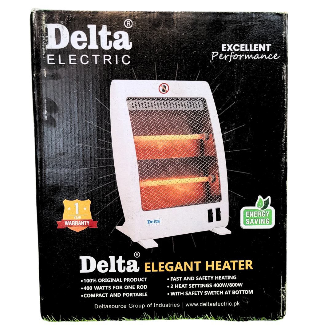 Delta Elelgant Electric Heater 800W with Safety Switch