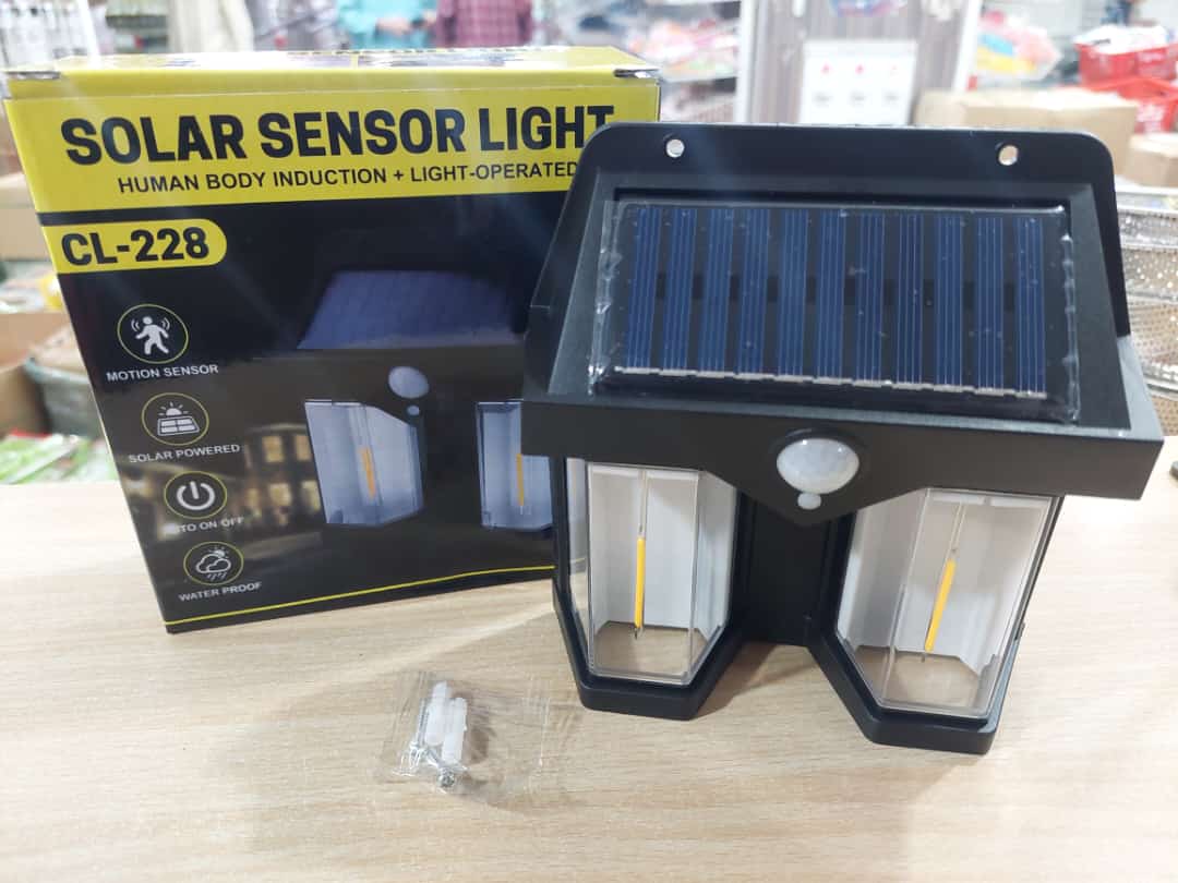 Outdoor Solar Wall 2 Tungsten Lamp Induction Garden Lamp | Villa Night Lamp