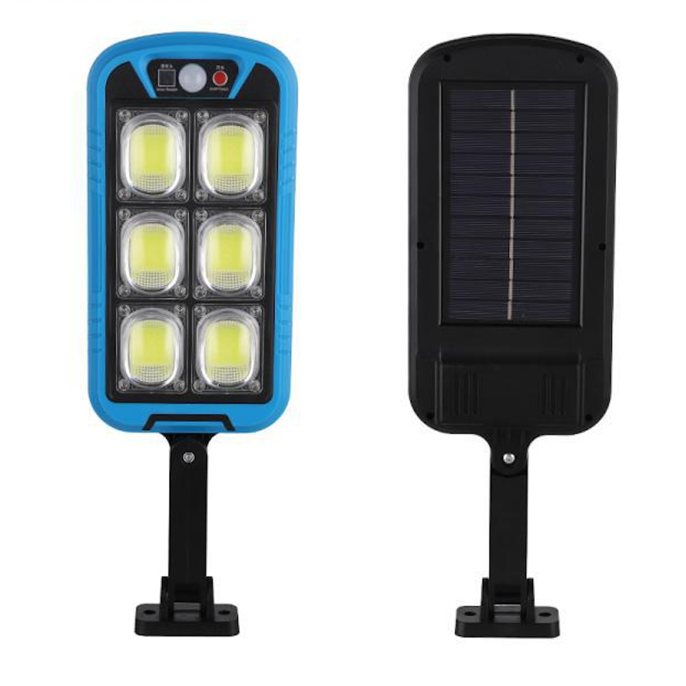 Solar Street COB Light With Sensor ZB-150B | Motion Sensor Security Streetlights for Parking Lot - Remote Control
