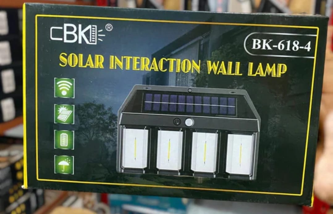Outdoor Solar Wall 4 Tungsten Lamp Induction Garden Lamp | Villa Night Lamp