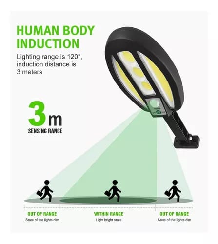COB SOLAR SENSOR STREET LAMP for Outdoor Home & Garden