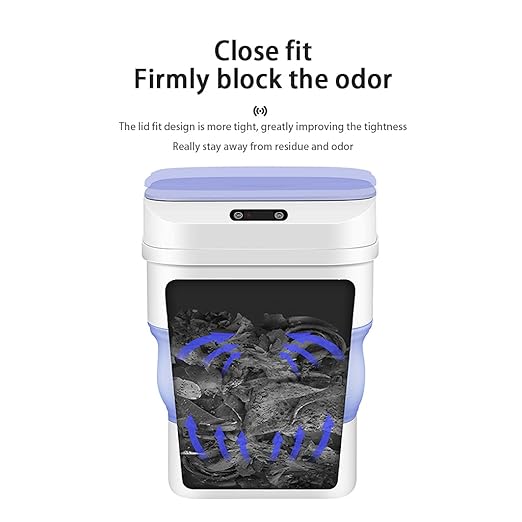 Automatic Motion Sensor Dustbin Foldable Portable Recycle Bin dual-use for For Car, Office, Bathroom, Kitchen Waste Storage