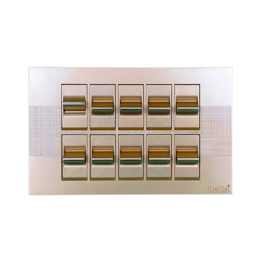 Delta Eco 10 Gang Switch 10G