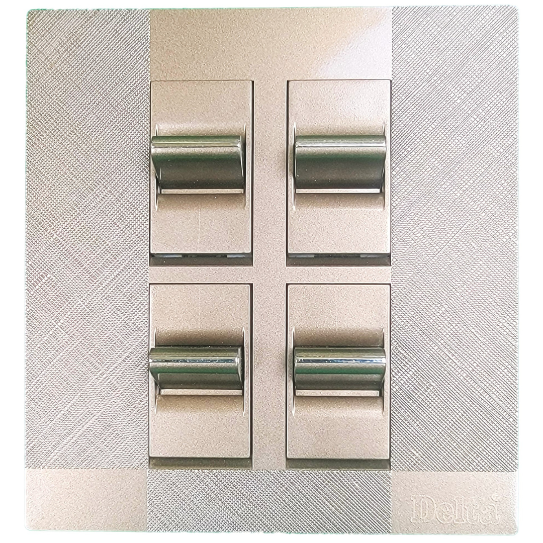 Delta Eco 4 Gang Switch 4G