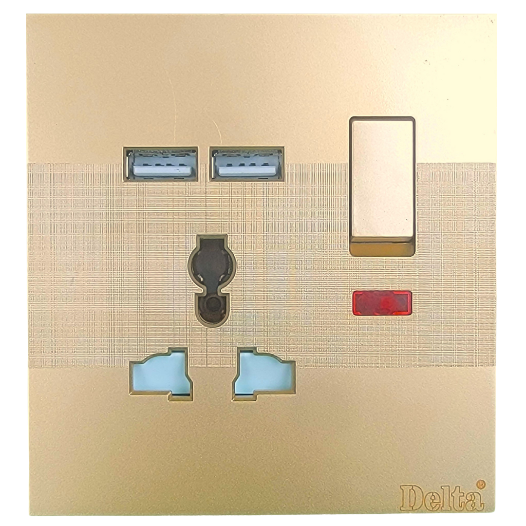 Delta Eco Light Plug + 2 USB
