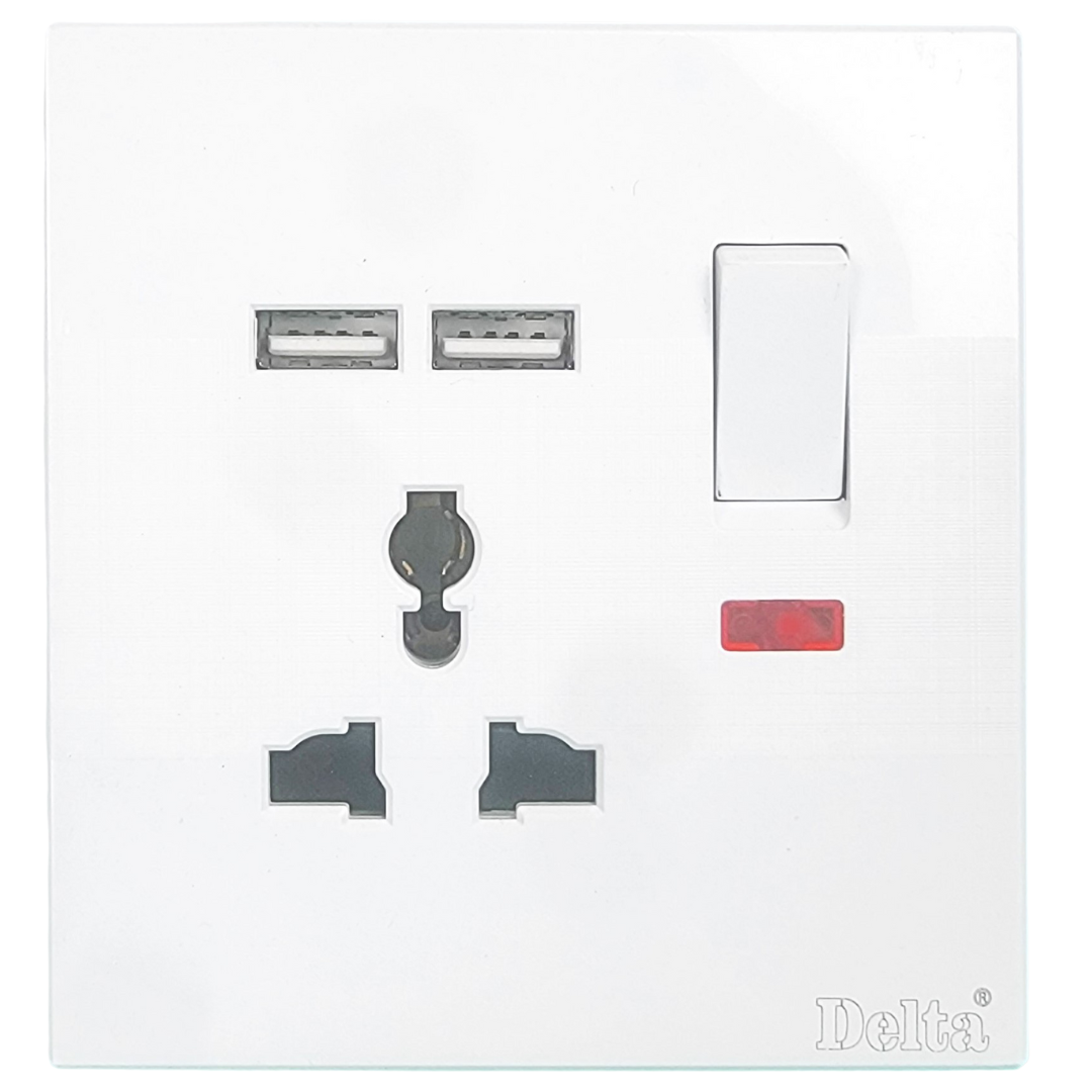 Delta Eco Light Plug + 2 USB