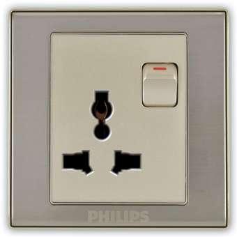 Philips Elegant Universal Socket 13AMP simple eMela Pakistan