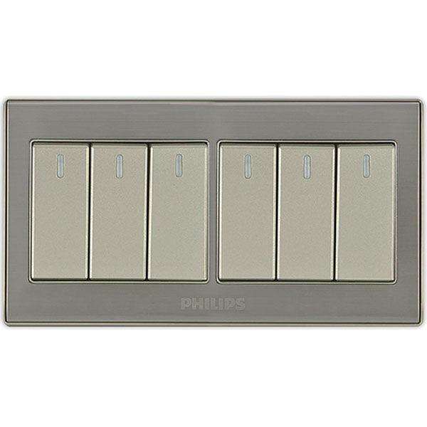 Philips Elegant Six Single Pole Switch - eMela
