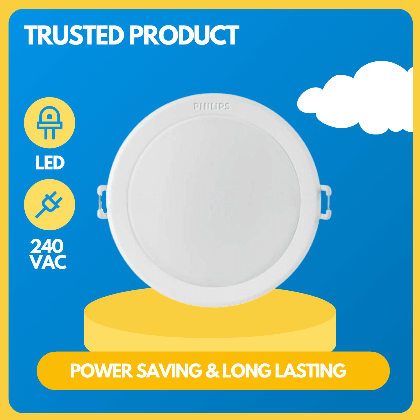 Philips MESON 7W 6500K WH recessed LED 3" Dia Cool Daylight benefits