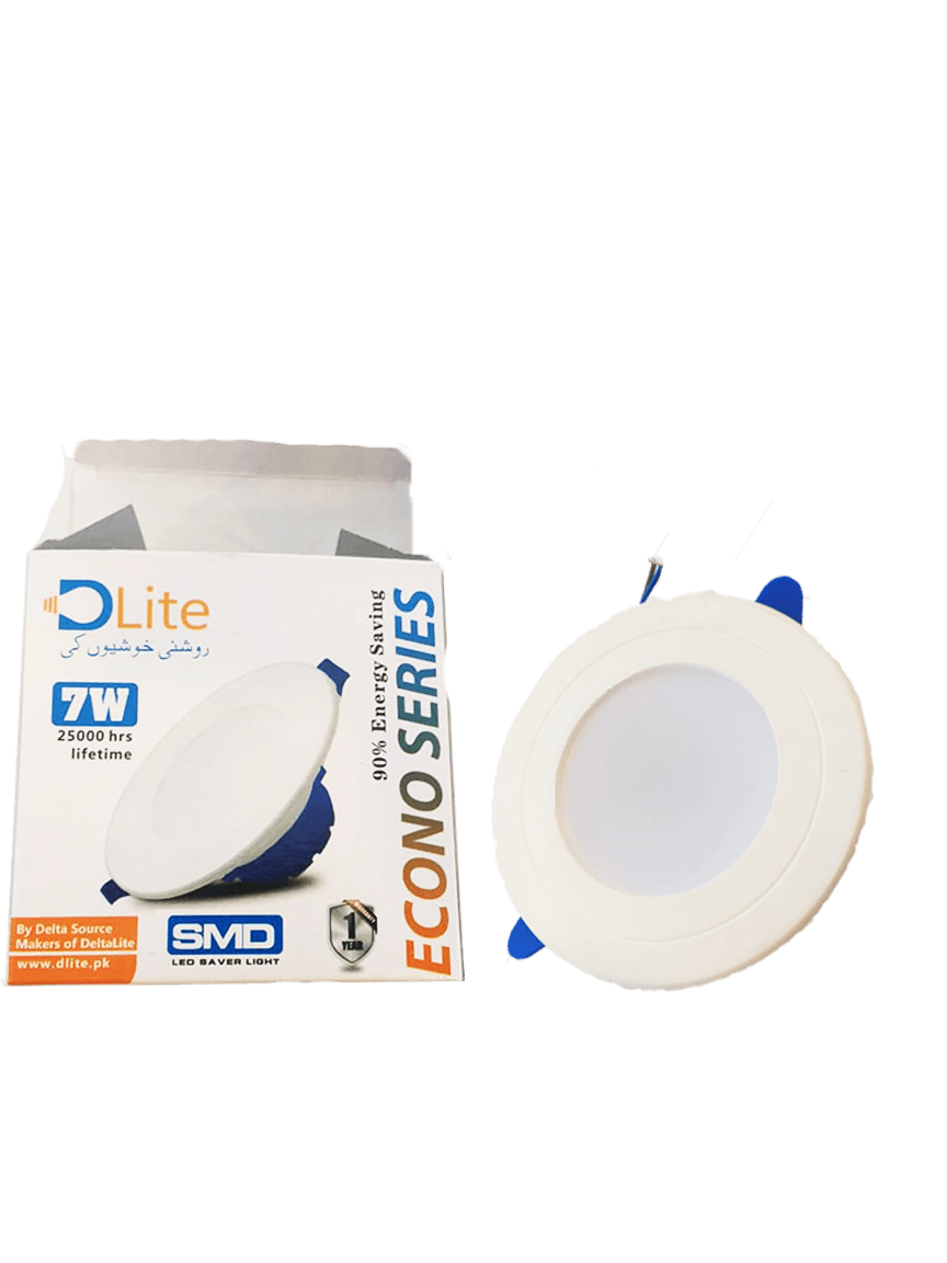 7W Econo SMD Downlight By DLite (Plastic Body) - eMela