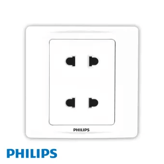 Philips Eco Q2 Double Two Pole Socket - eMela