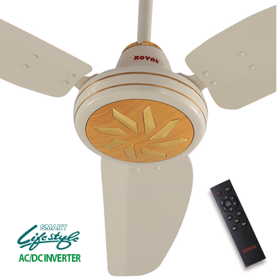 Royal Smart Regency ACDC Ceiling Fans - CRYSTAL