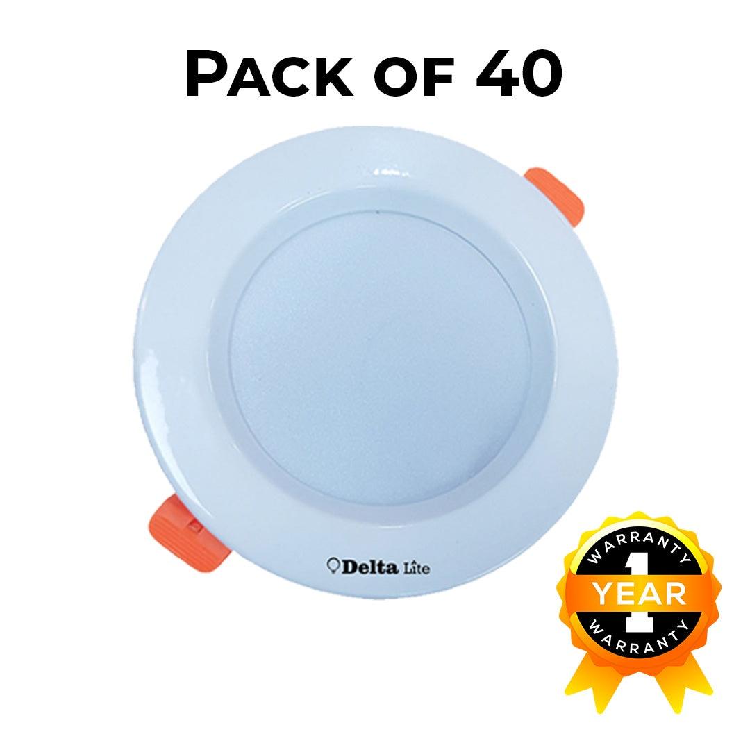 Deltalite LED Downlight Pack of 40 (Prime Series) - eMela