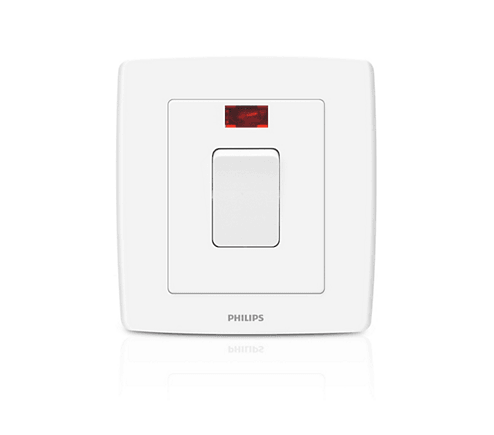 Philips LeafStyle Double Pole 20A Switch - eMela
