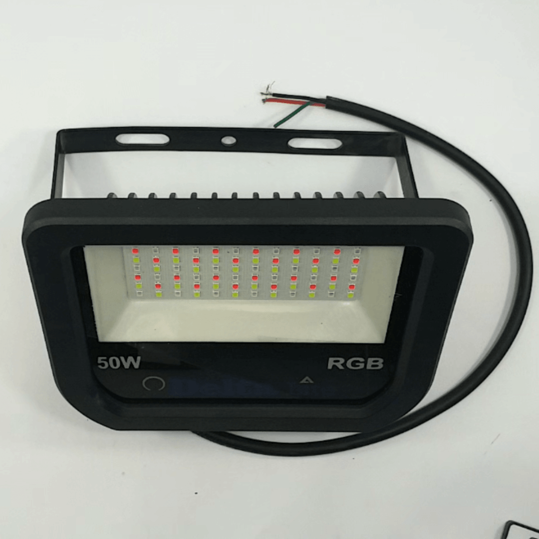 50W/ 100w LED RGB Flood Light with 16 Colors with Remote Control - eMela